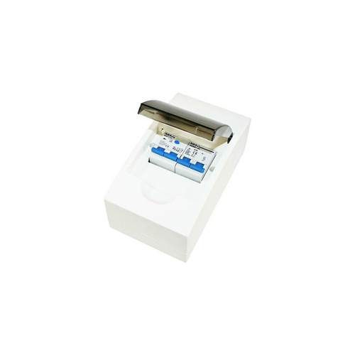 Doppelsicherungautomat 10A + FI-Schutzschalter 30mA wei