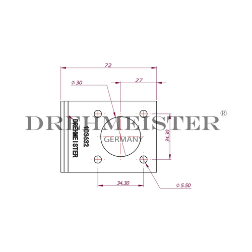 DREHMEISTER Halterung f�r LPG Einf�llstutzen HK-Flach 90�