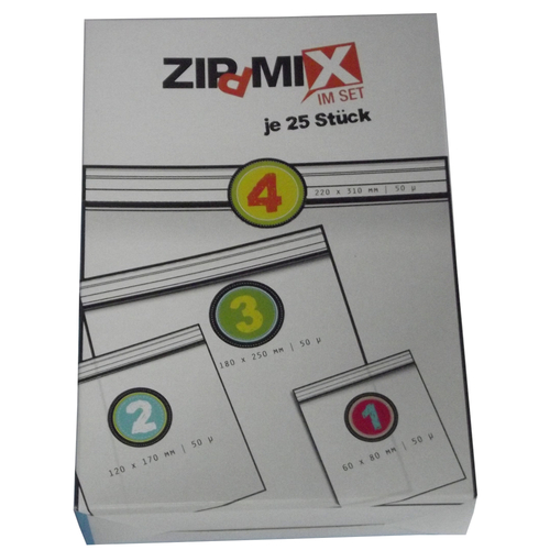 4 mal 25 Druckverschlussbeutel T�tenset Geocaching Beutel T�ten T�tchen