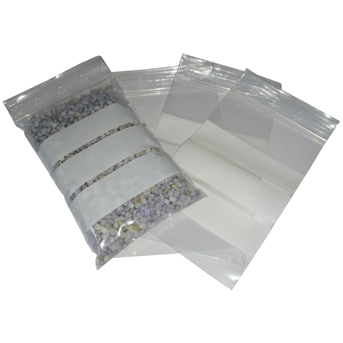 400 Druckverschlussbeutel 60x80 Stempelfeld