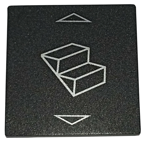 Fl�chenwippe Trittstufe schwarz 6-Polig