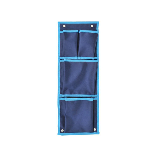 H�ngeaufbewahung 4 F�cher 20x57cm blau UV-best�ndig faltbar Wohnmobil Caravan