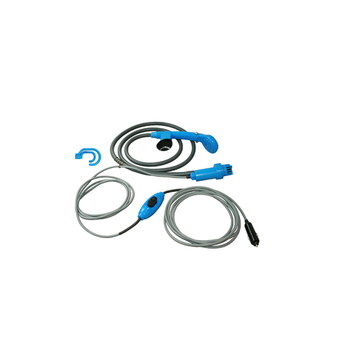 Handdusche mit Saugnapf, Pumpe und Haken Outdoordusche Au�endusche