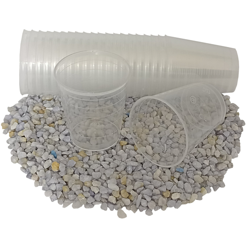 75 Einmal-Medizinbecher Einnehmebecher Schnapsbecher transparent 30 ml