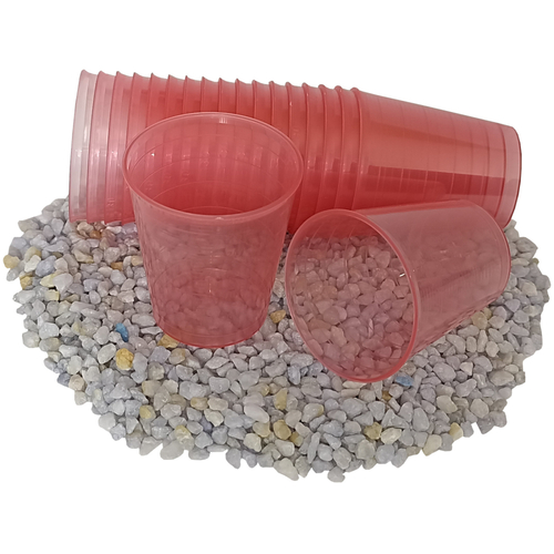 150 Einmal-Medizinbecher Einnehmebecher Schnapsbecher rot 30 ml