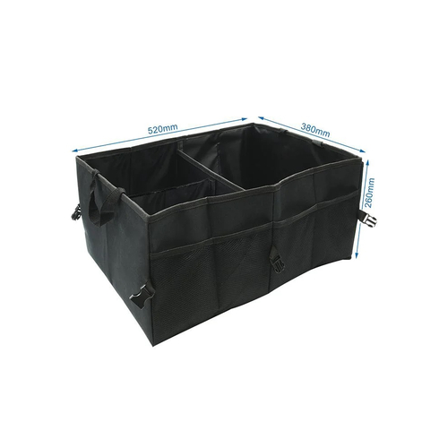 Kofferaumtasche DeLuxe schwarz faltbar