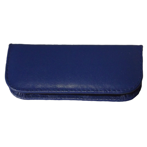 Reiseapotheke Leer 20er Blau echtes Leder