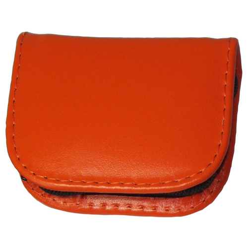 Reiseapotheke Leer 10er Orange echtes Leder