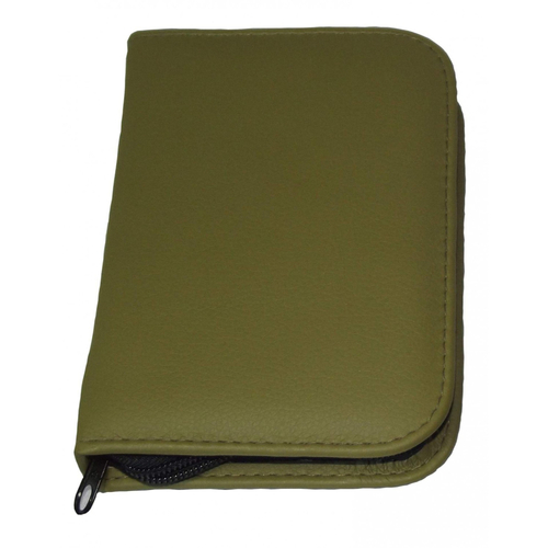 Reiseapotheke f�r Sch�sslersalze ohne Gl�ser 12er Gr�n Kunstleder