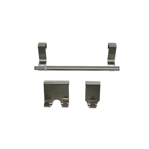 Malta T�rhaken inkl. 3 Haken silber l�ngenverstellbar Garderobenhalter Kleiderhaken