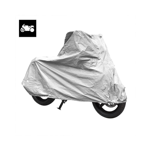 Motorrad & Roller Schutzh�lle XL PEVA grau 246x104x127cm