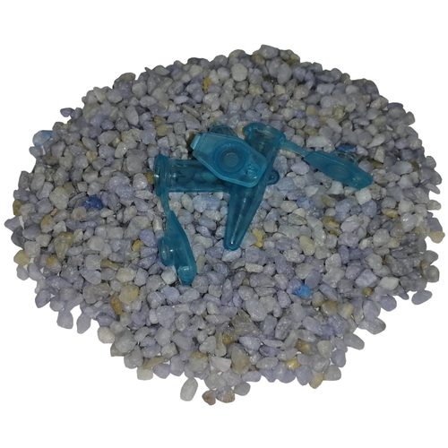 300 Globulibehlter HOMOPATHIE Reaktionsgef 0,5 ml blau