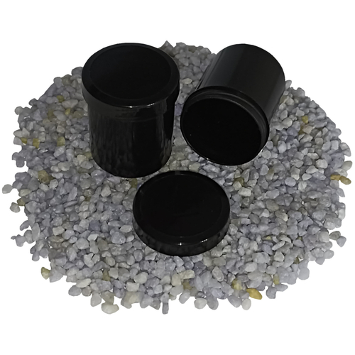 200 Salbendosen, Salbendose Cremdose 25 ml 20 gramm schwarz