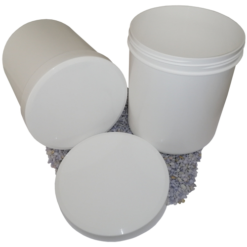 50 Schraubdose Salbendosen 1000g 1250 ml Deckel wei