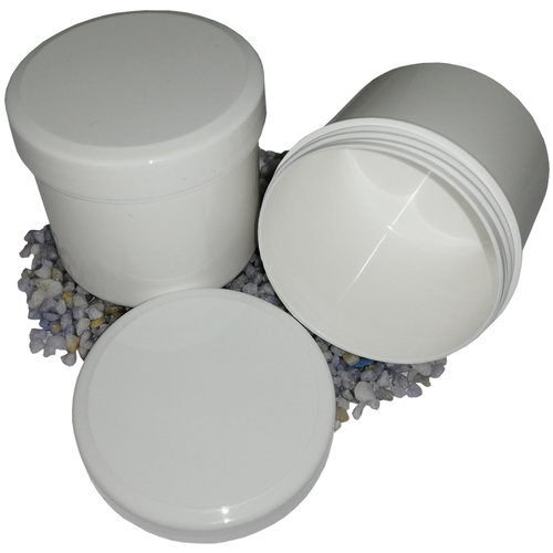 500 Salbendosen Salbendose 75 g 90 ml Deckel wei�