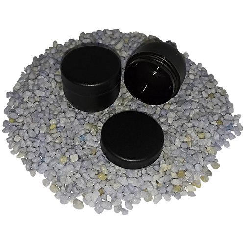 20 Geldosen, Leerdosen, Cremedosen 10g Jasmin Schwarz