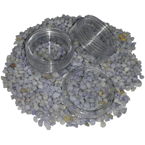 50 x Designer leer Tiegel Loona Glasoptik 9 ml Salbendose Salbend�schen