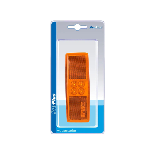 Seitenmarkierungsleuchte 12/24V orange 110x40mm LED im Blister