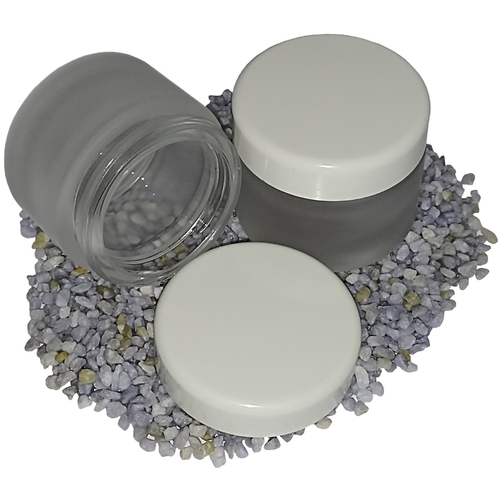 1 x Geltiegel Glas Tiegel Aurora 30ml Geldosen Leer