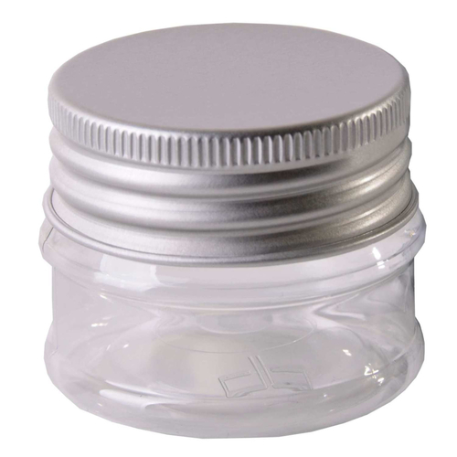10 x Designer Glasoptik Tiegel Fluppy 25 ml Geldosen Aluminium Schraubdeckel Vorratsbeh�lter