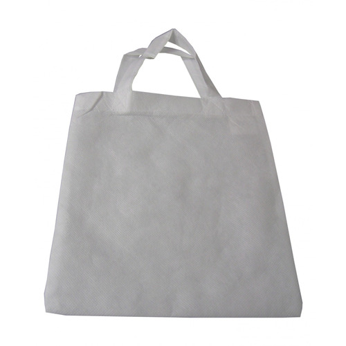 1 PP Tragetasche Apothekertasche wei� 22x26 kurze Henkel