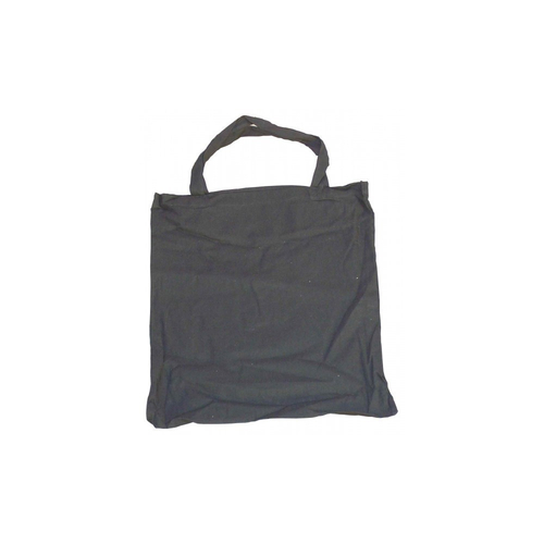 40 Baumwolltragetasche schwarz 130 g 38x42 kurzer Henkel