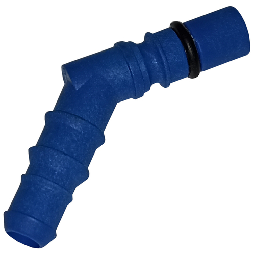 T�lle REICH mit O-Ring 6x2 Farbe blau