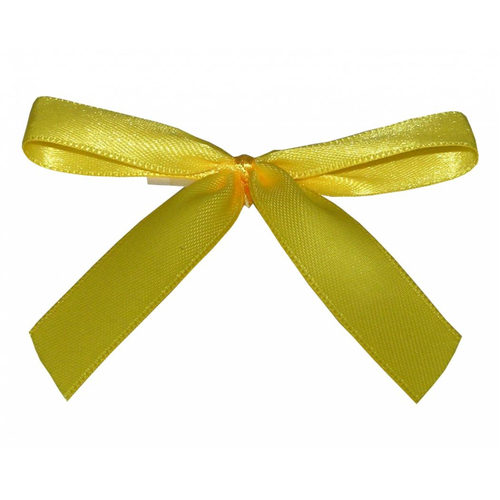 10 gelb Fertigschleife m Klebeband