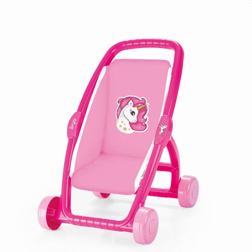 Puppenbuggy Puppenwagen Babywagen Kinderwagen Neu Rosa Dolu Unicorn Baby Waggen 