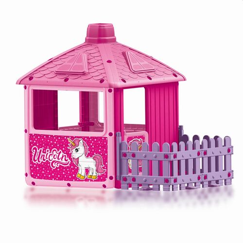DOLU Einhorn Spielhaus Unicorn Haus fr Kinder