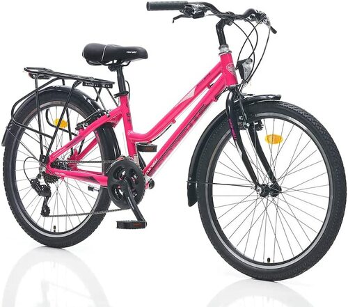 26 Zoll Alu Fahrrad City Bike M�dchen Fahrrad 21 Gang Rh 40 cm STVO