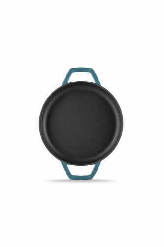 Servierpfanne aus Gusseisen mit 2 Seitengriffen Induktion 19cm 