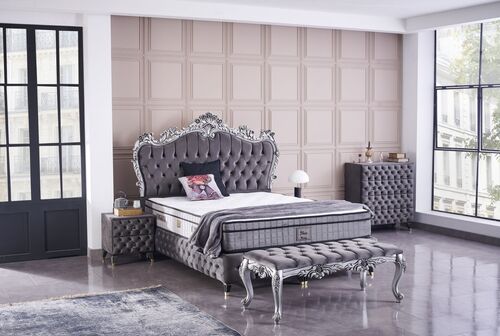 Boxspringbett Baza Yatak Boxspring Bett 160x200 Komplett Set Frezya