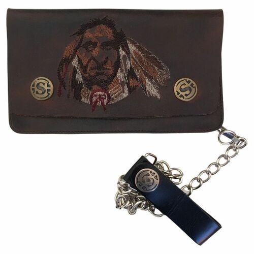Sendra Geldb�rse Cherokee Dunkelbraun