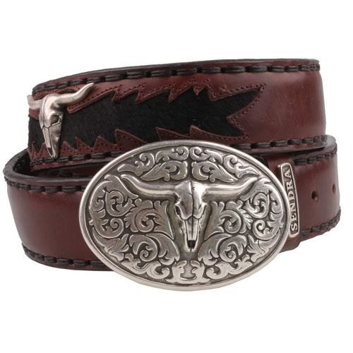 Sendra G�rtel Kuhfell 584 Braun