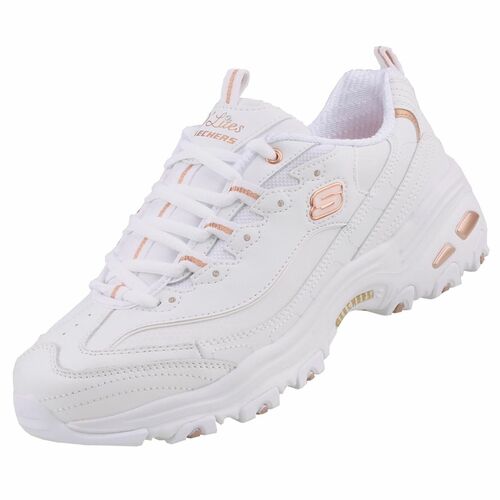 Skechers D�Lites Fresh Start Damen Sneaker Wei�