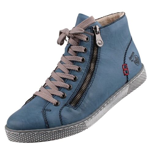 Rieker Damen Stiefelette Blau