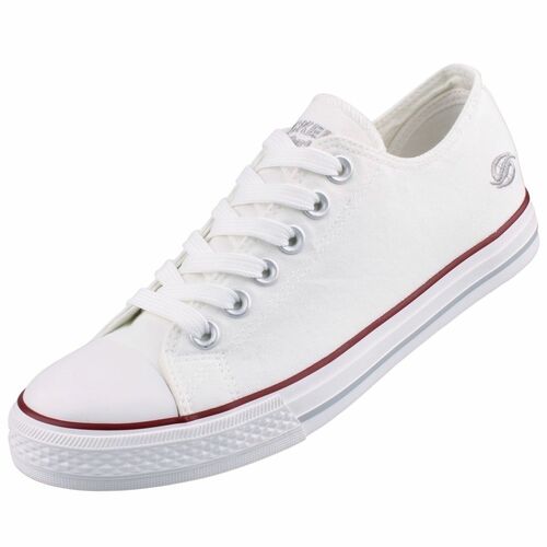 Dockers by Gerli Damen Canvas Sneaker Wei
