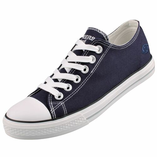Dockers by Gerli Damen Canvas Sneaker Blau