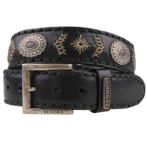 Sendra Leder G�rtel 8535 Schwarz
