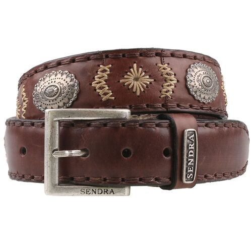 Sendra Leder G�rtel 8535 Braun