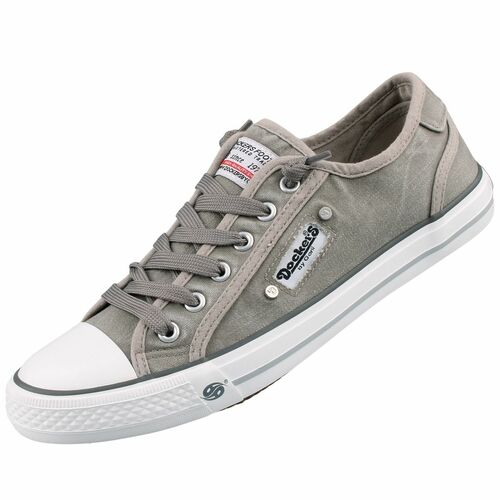 Dockers by Gerli Damen Canvas Sneaker Grau