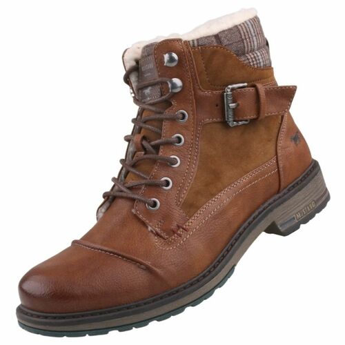 Mustang Herren Stiefel gefttert Braun