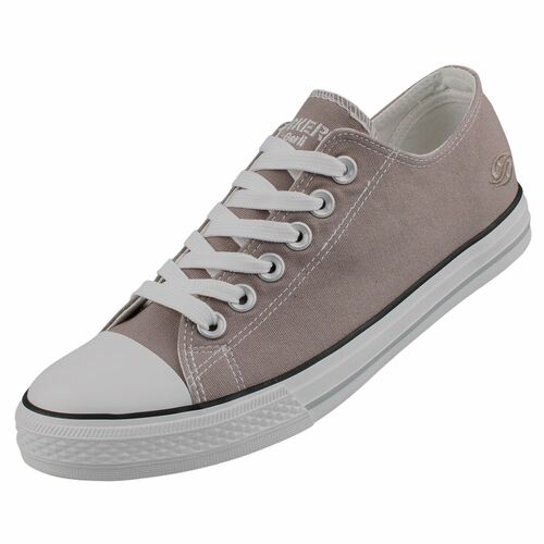 Dockers by Gerli Damen Canvas Sneaker Grau