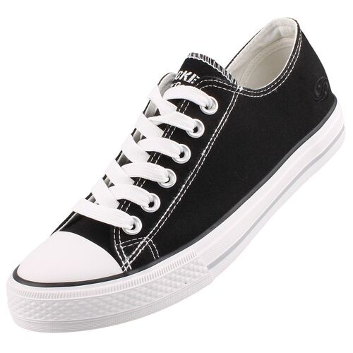 Dockers by Gerli Damen Canvas Sneaker Schwarz