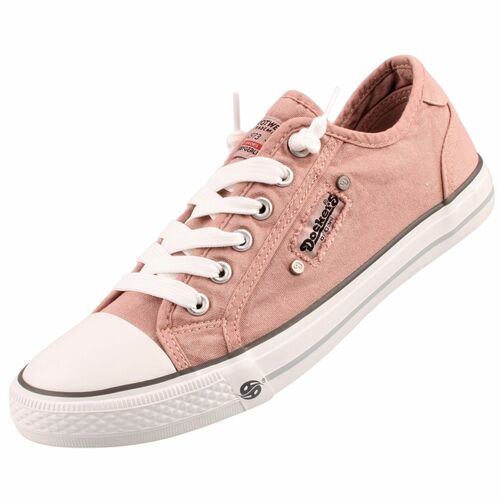 Dockers by Gerli Damen Canvas Sneaker Rosa