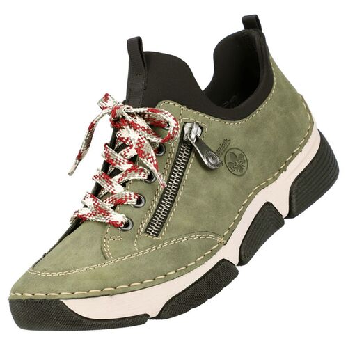 Rieker Damen Halbschuhe Gr�n