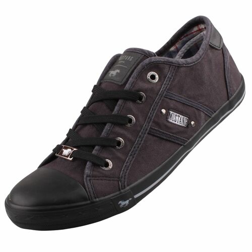 Mustang Damen Canvas Sneaker Grau