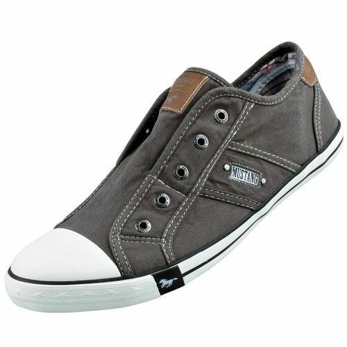 Mustang Damen Canvas Sneaker Grau