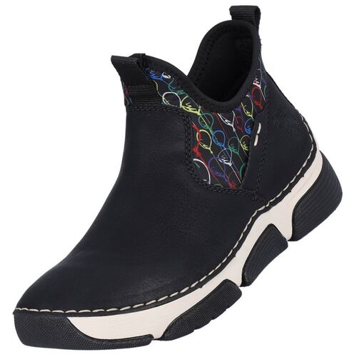 Rieker Damen Stiefelette Schwarz